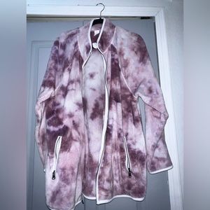 Livi Active Lane Bryant purple tie dye printed jacket size 18/20